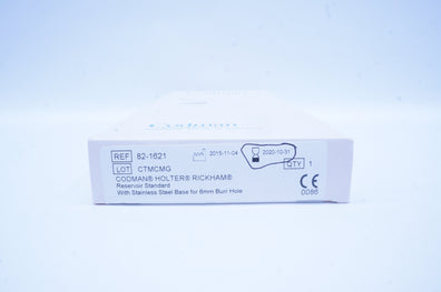 Codman 82-1621 Holter Rickham Reservoir Standard W/Stainless Steel Base 6mm (x)